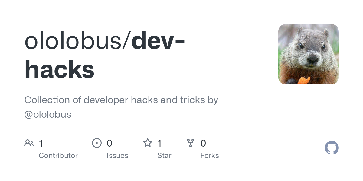 dev hacks