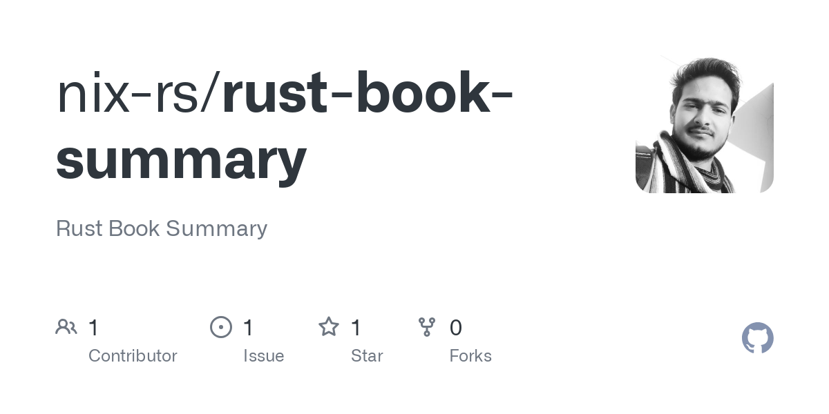 rust book summary