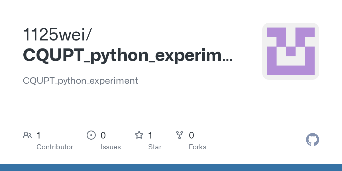CQUPT_python_experiment_course