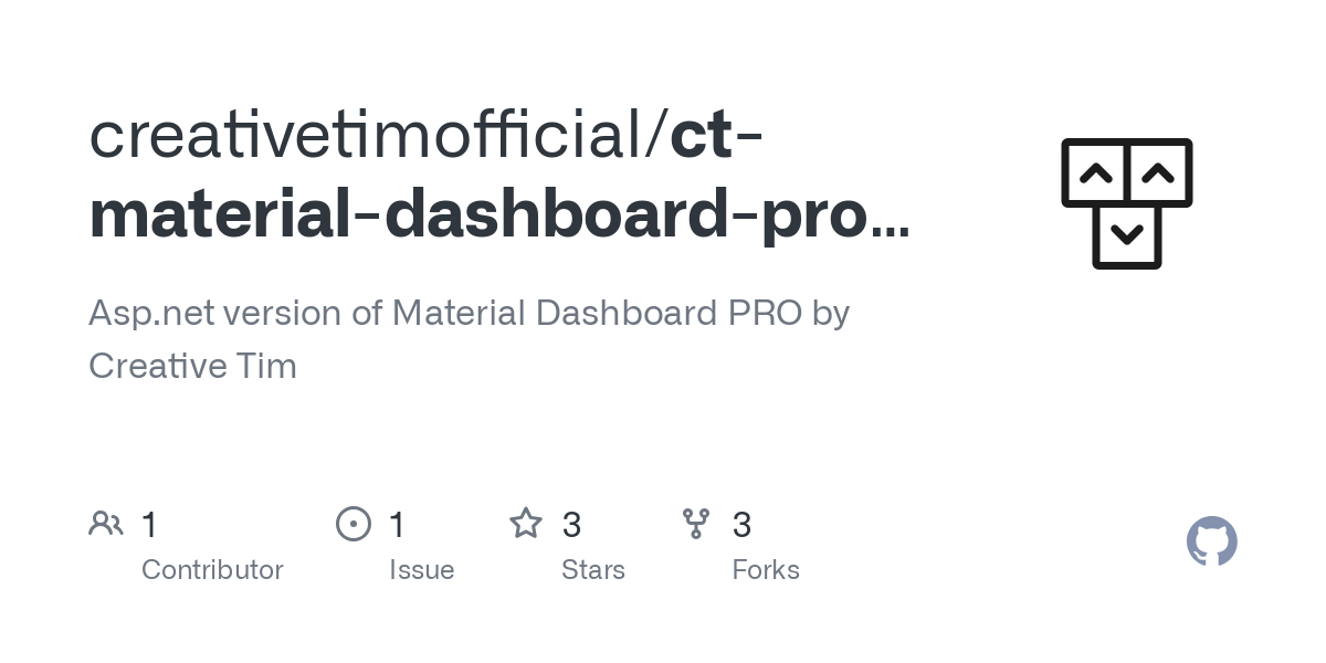 ct material dashboard pro react aspnet