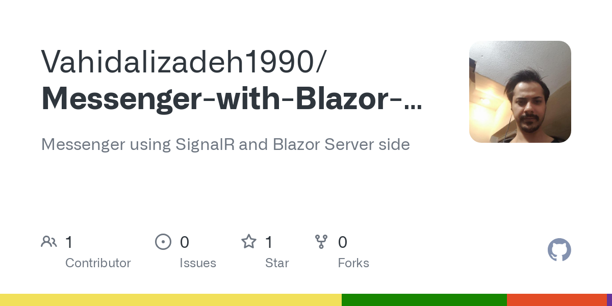 Messenger with Blazor server side