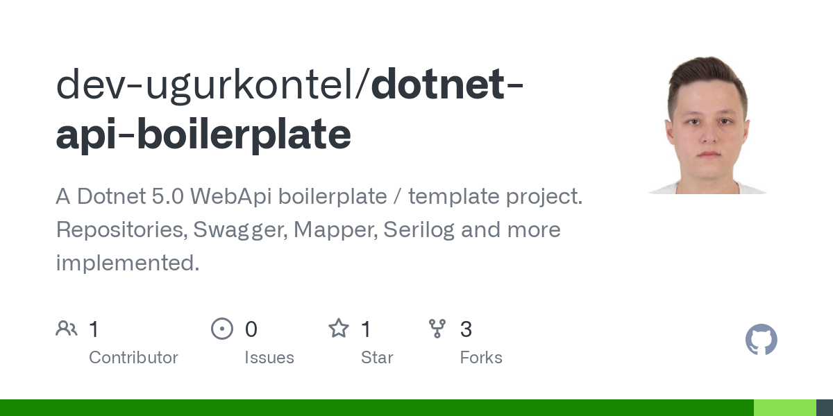 dotnet api boilerplate