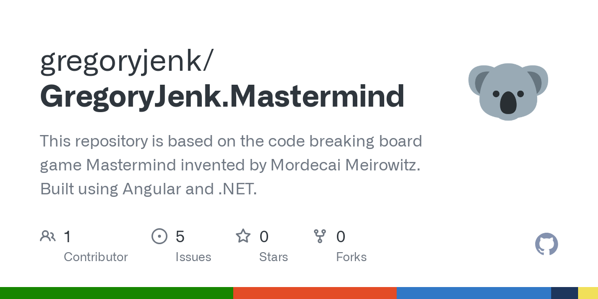 GregoryJenk.Mastermind