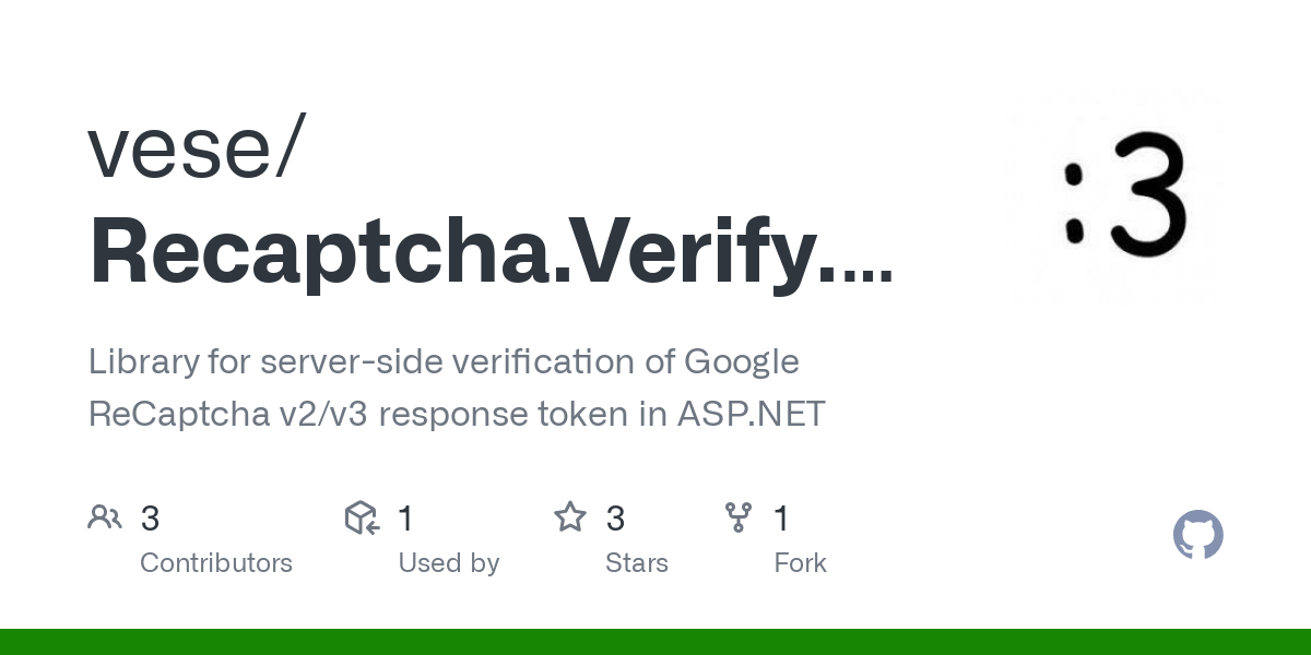 Recaptcha.Verify.Net