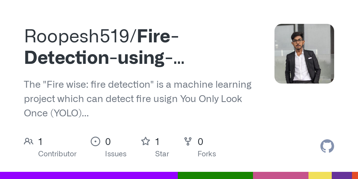 Fire Detection using Machine learning