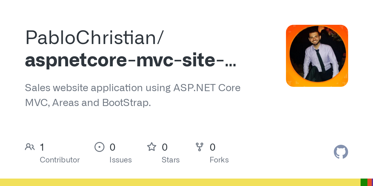 aspnetcore mvc site vendas