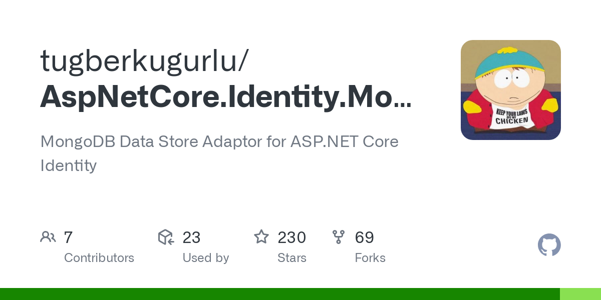 AspNetCore.Identity.MongoDB