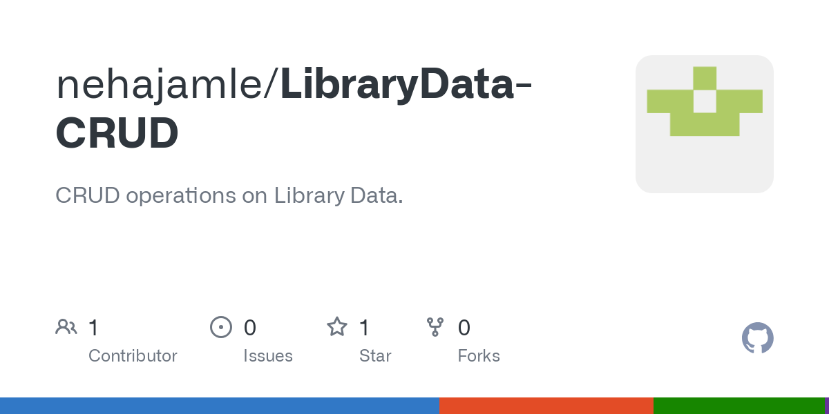 LibraryData CRUD