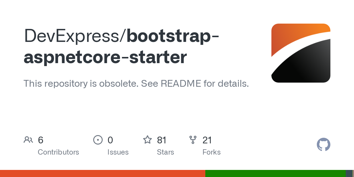 bootstrap aspnetcore starter