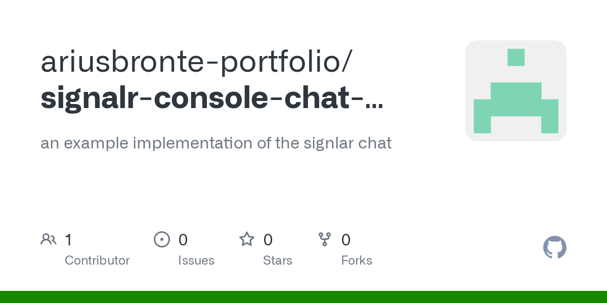 signalr console chat example
