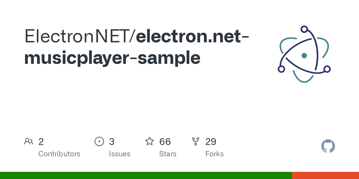 electron.net musicplayer sample