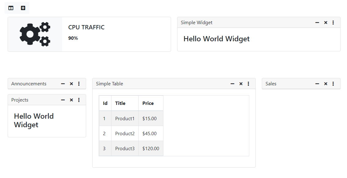 턱보드 보드 예제