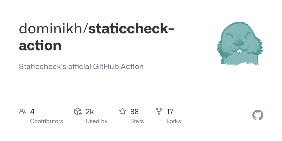 staticcheck action