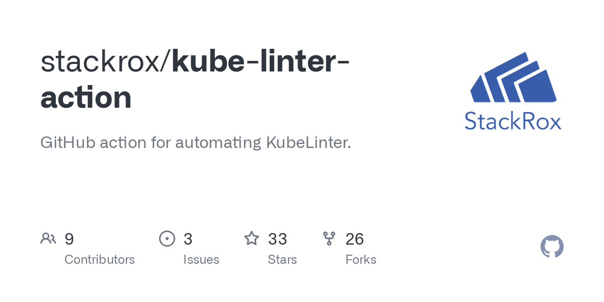 kube linter action