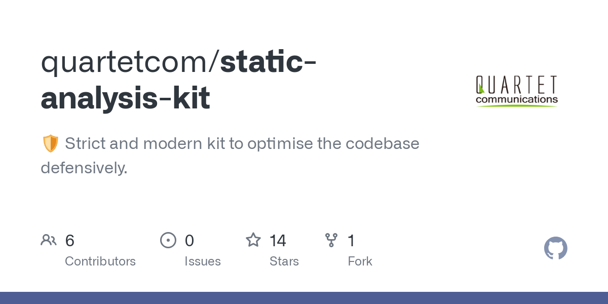 static analysis kit