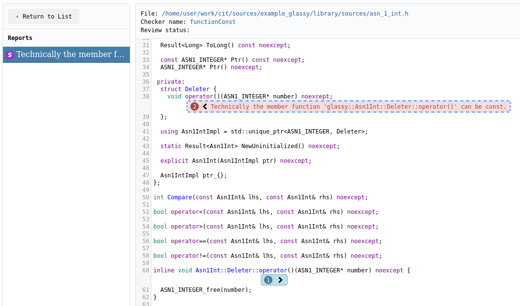 HTML 보고서 HTML report