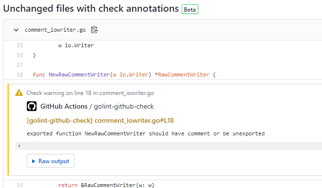 diff以外のサンプルコメント