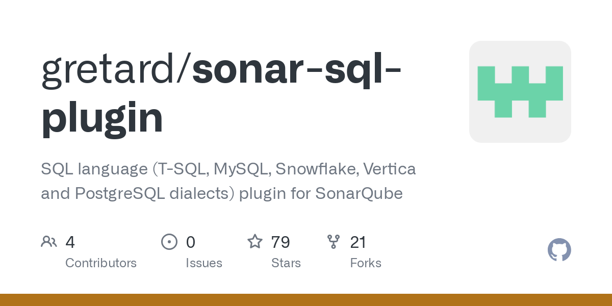 sonar sql plugin