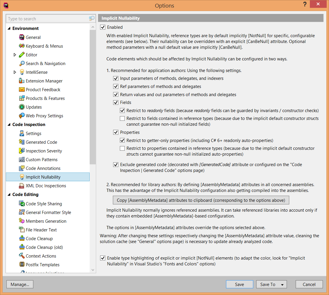 オプションページ