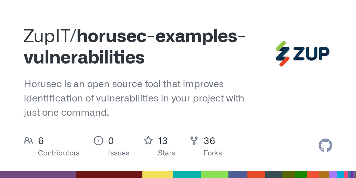 horusec examples vulnerabilities