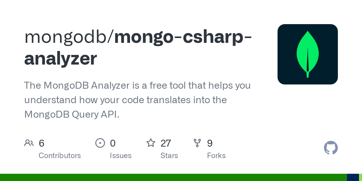 mongo csharp analyzer