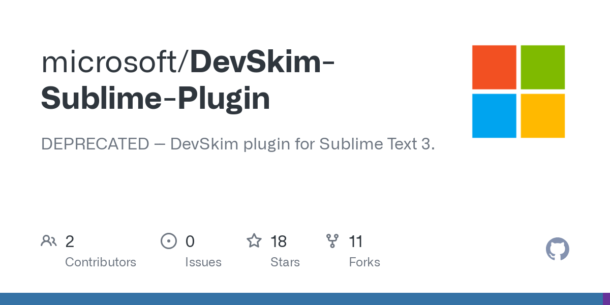 DevSkim Sublime Plugin