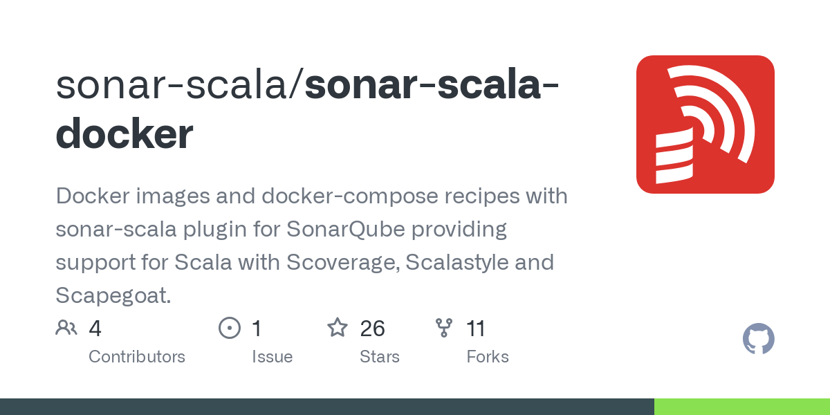 sonar scala docker