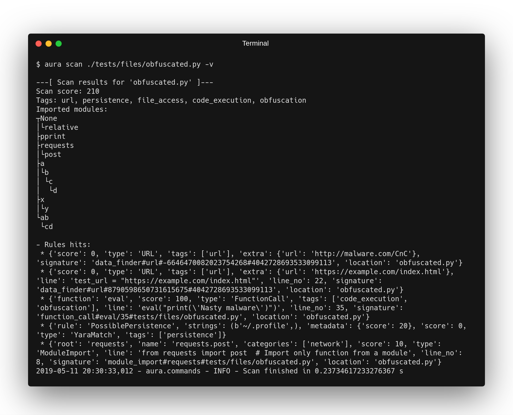 混淆源代码扫描