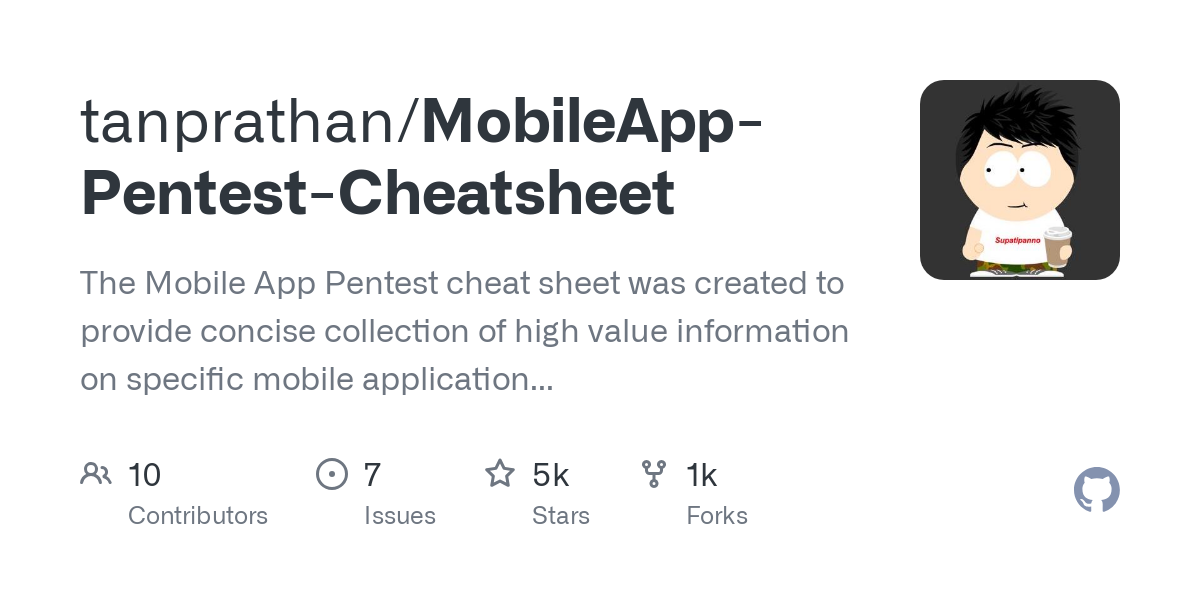 MobileApp Pentest Cheatsheet