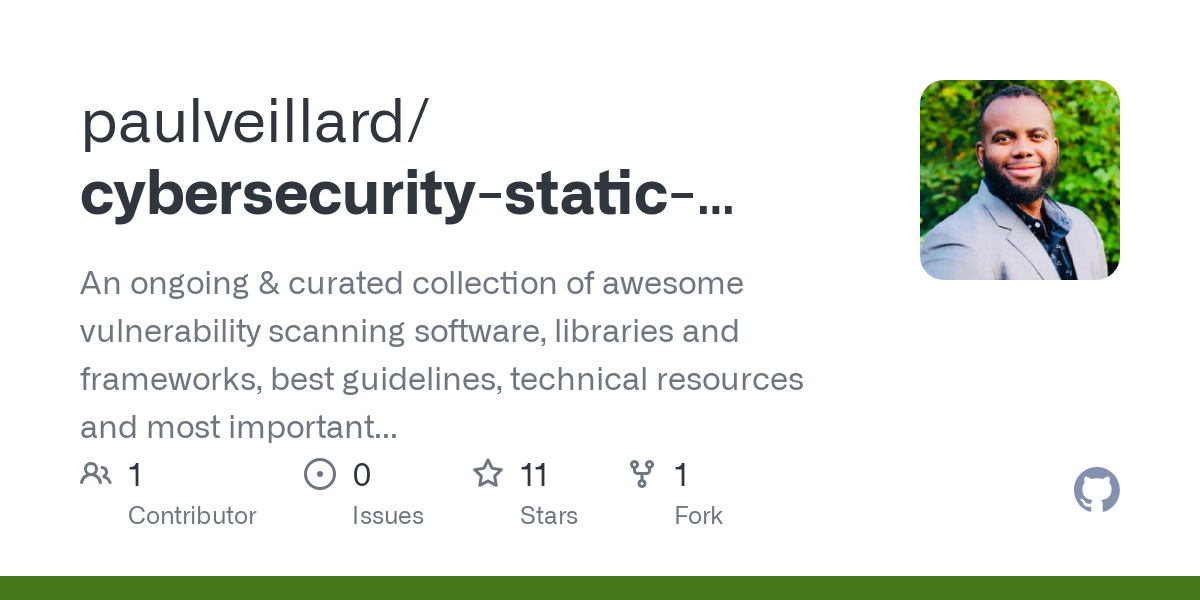 cybersecurity static analysis
