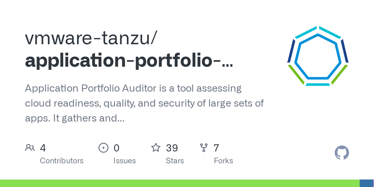 application portfolio auditor