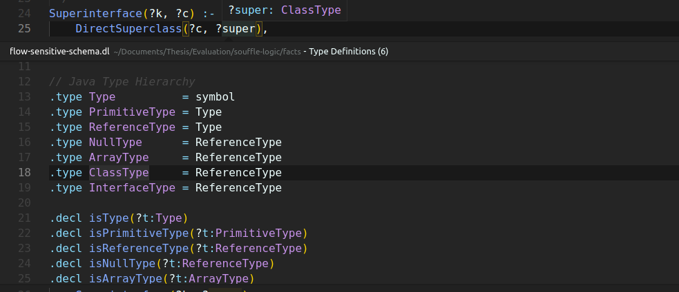 转到类型定义示例