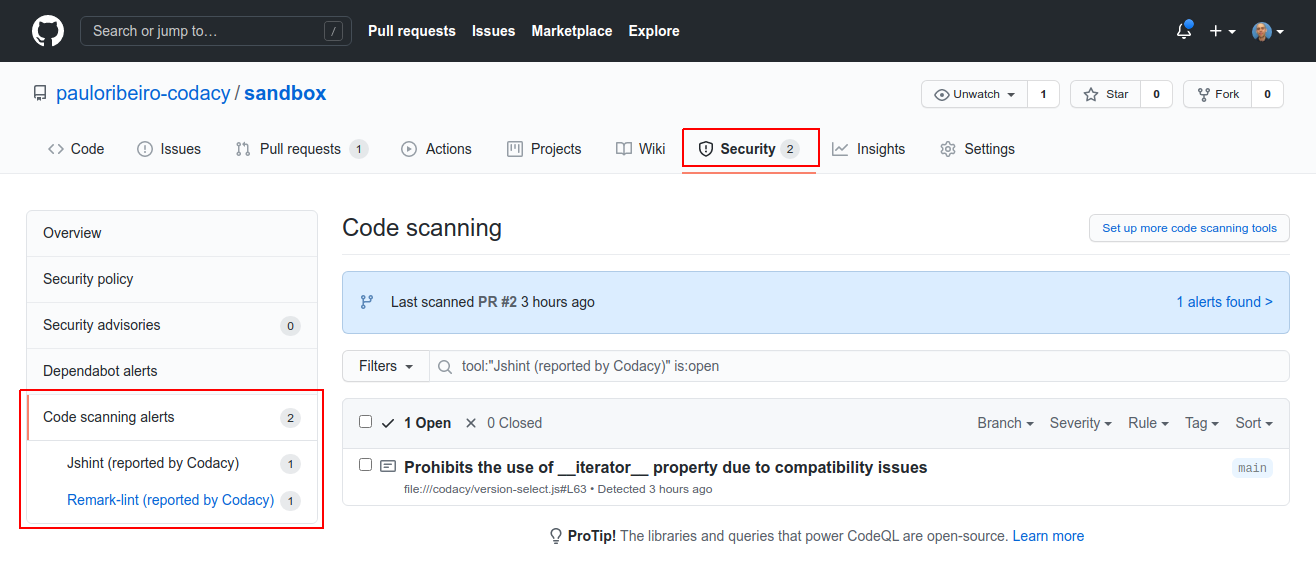 GitHub代码扫描集成
