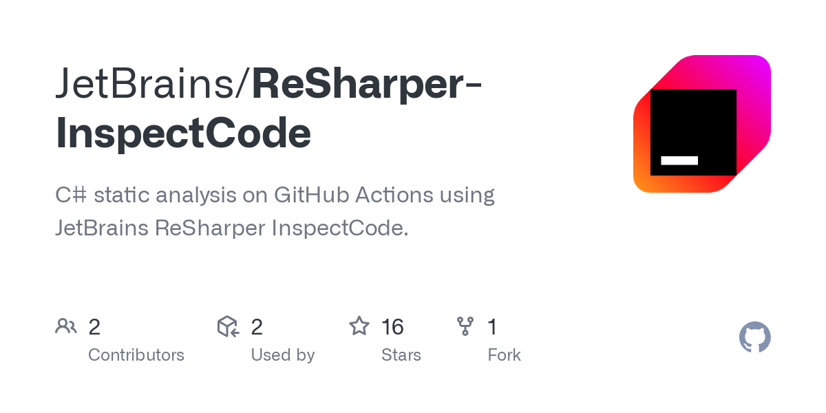 ReSharper InspectCode