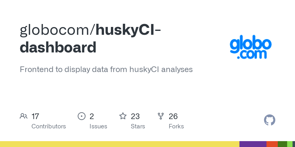 huskyCI dashboard