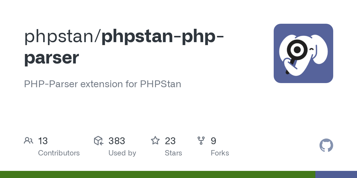 phpstan php parser