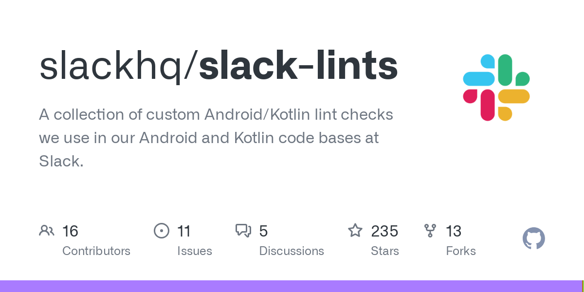 slack lints