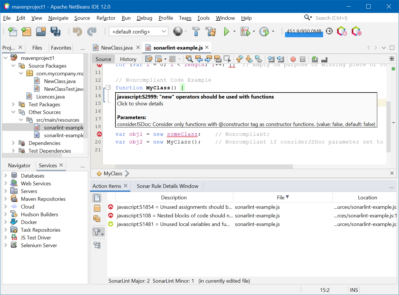 JavaScriptActionItems