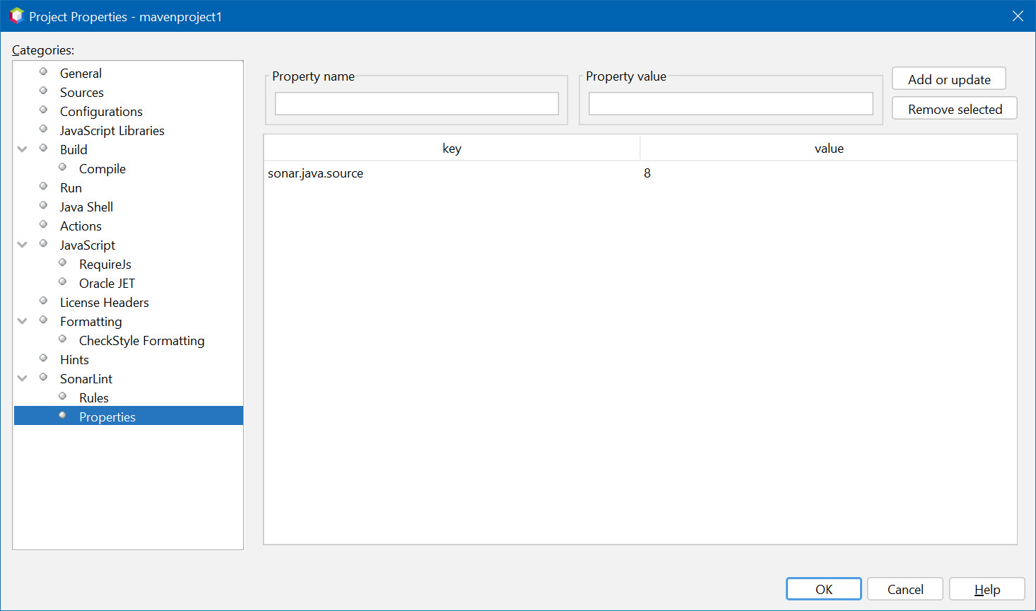 SonarlintProjectProperties