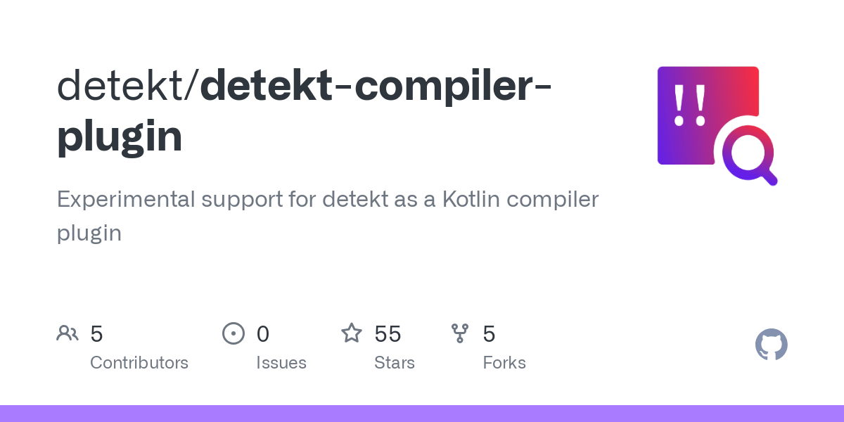 detekt compiler plugin