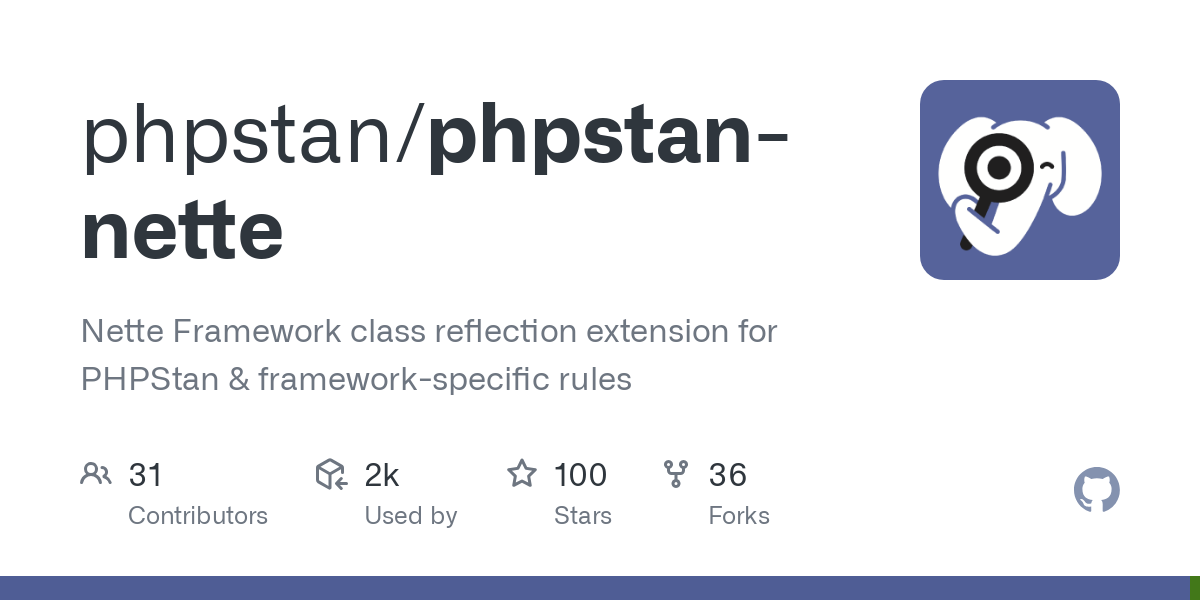 phpstan nette