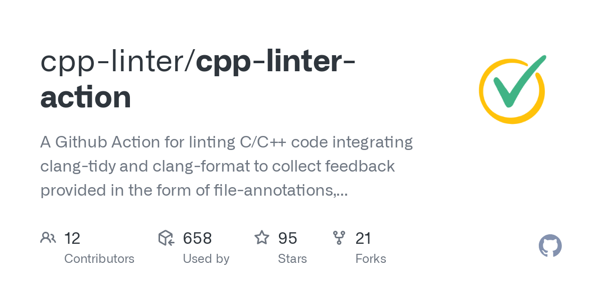 cpp linter action