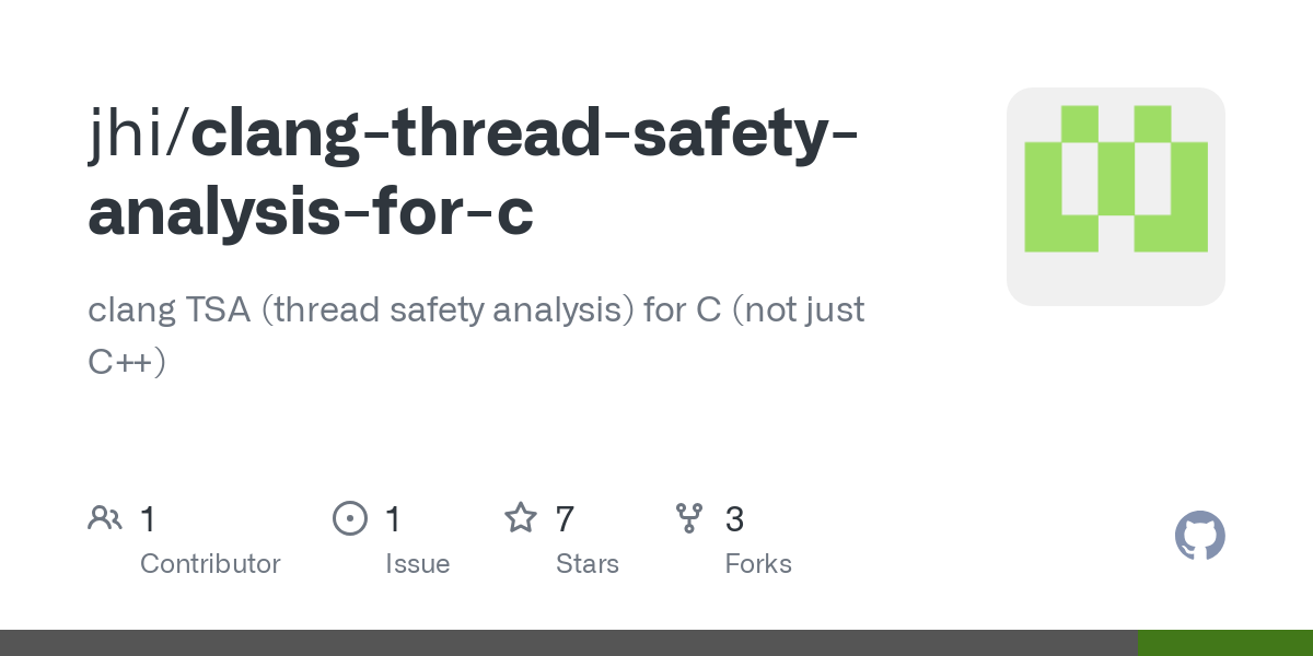clang thread safety analysis for c