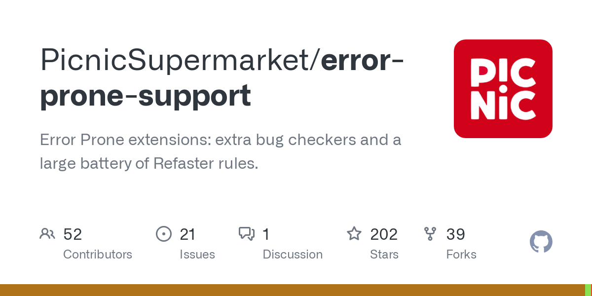 error prone support
