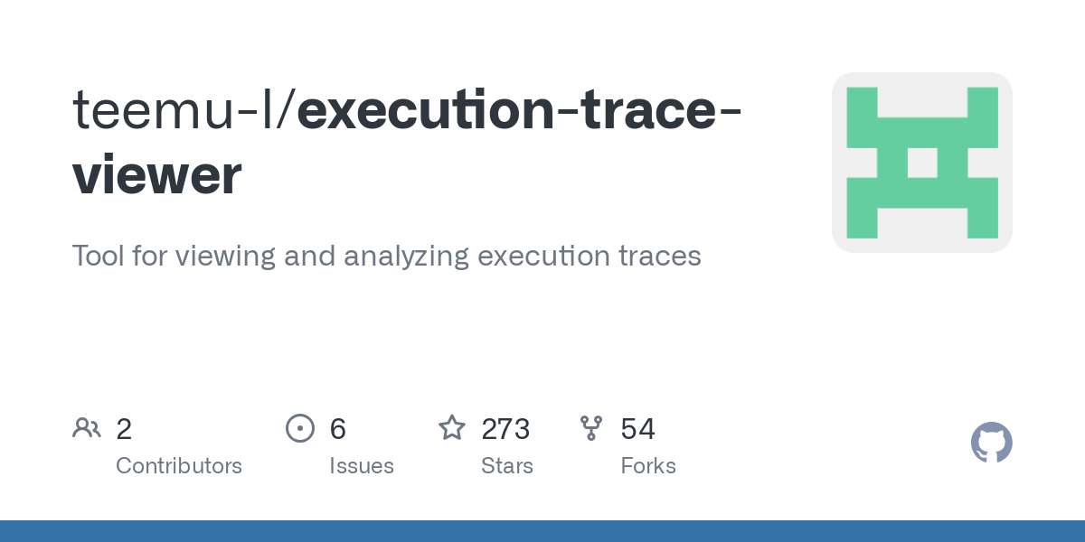 execution trace viewer