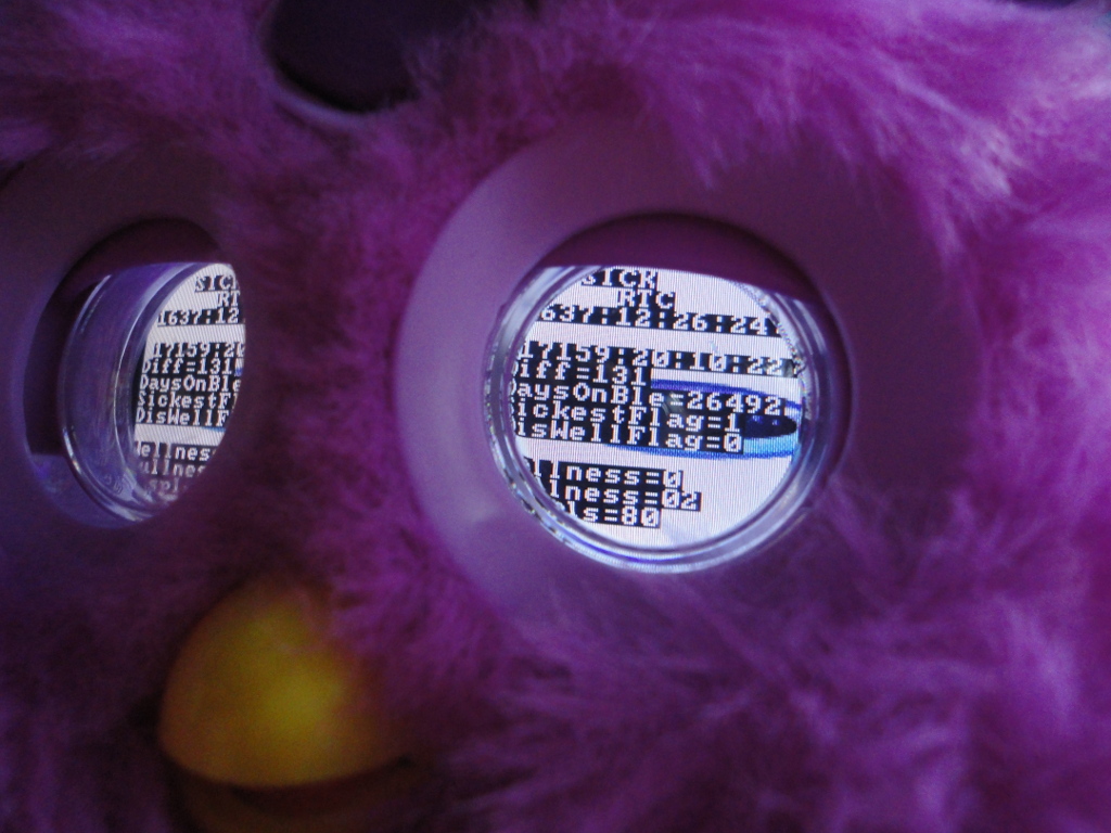 Furby Connect的眼睛