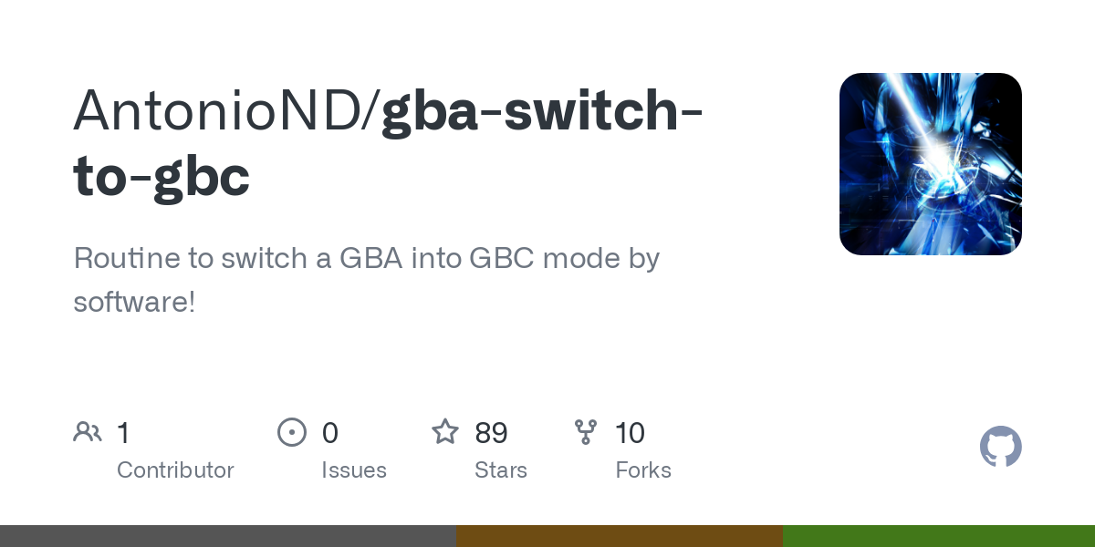 gba switch to gbc