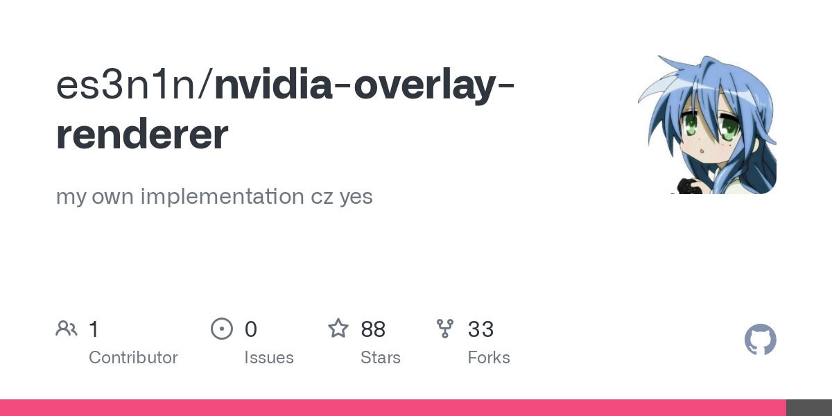 nvidia overlay renderer