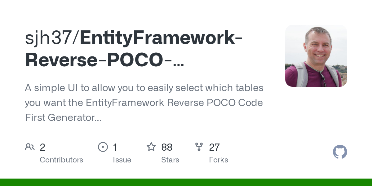 EntityFramework Reverse POCO Generator UI
