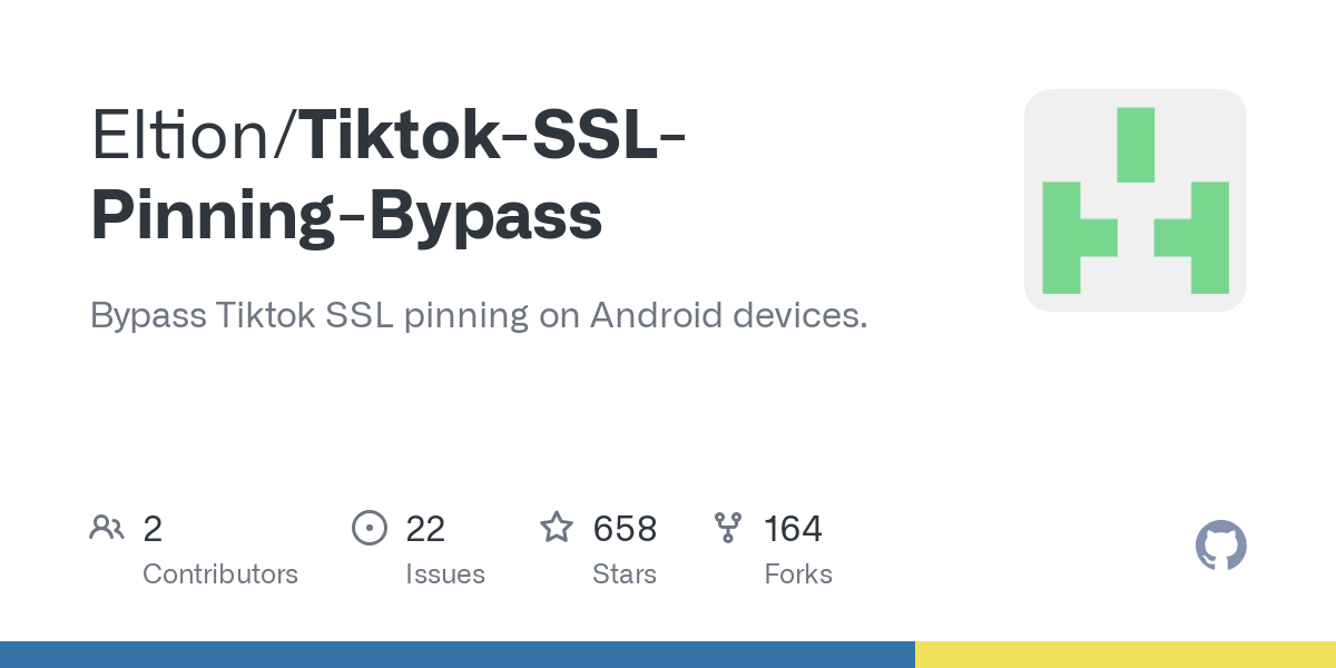 Tiktok SSL Pinning Bypass